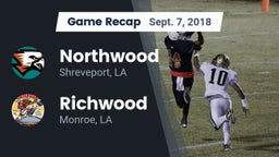 Recap: Northwood  vs. Richwood  2018