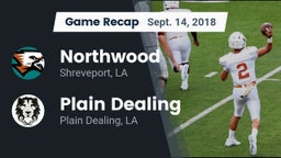 Recap: Northwood  vs. Plain Dealing  2018