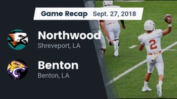 Recap: Northwood  vs. Benton  2018