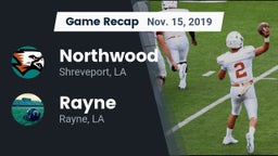 Recap: Northwood  vs. Rayne  2019