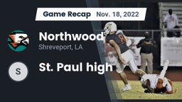 Recap: Northwood  vs. St. Paul high 2022