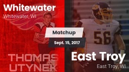 Matchup: Whitewater High vs. East Troy  2017