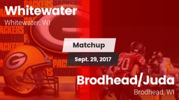 Matchup: Whitewater High vs. Brodhead/Juda  2017