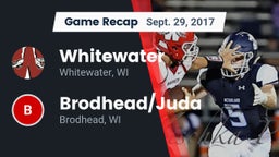 Recap: Whitewater  vs. Brodhead/Juda  2017
