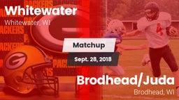 Matchup: Whitewater High vs. Brodhead/Juda  2018
