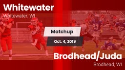 Matchup: Whitewater High vs. Brodhead/Juda  2019