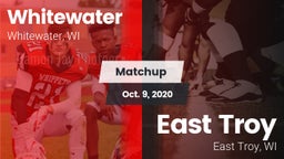 Matchup: Whitewater High vs. East Troy  2020