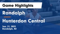 Randolph  vs Hunterdon Central Game Highlights - Jan. 21, 2023