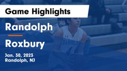 Randolph  vs Roxbury  Game Highlights - Jan. 30, 2023