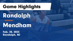 Randolph  vs Mendham  Game Highlights - Feb. 28, 2023