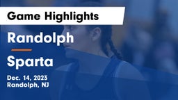 Randolph  vs Sparta  Game Highlights - Dec. 14, 2023