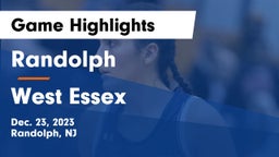 Randolph  vs West Essex  Game Highlights - Dec. 23, 2023