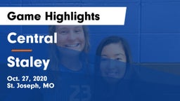 Central  vs Staley  Game Highlights - Oct. 27, 2020