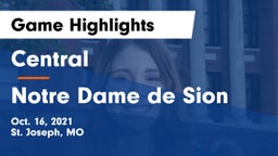 Central  vs Notre Dame de Sion  Game Highlights - Oct. 16, 2021