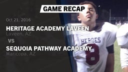 Recap: Heritage Academy Laveen vs. Sequoia Pathway Academy 2016