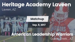 Matchup: Heritage Academy vs. American Leadership Warriors 2017