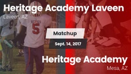 Matchup: Heritage Academy vs. Heritage Academy  2017