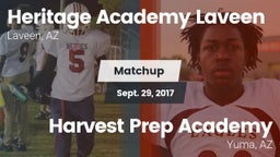 Matchup: Heritage Academy vs. Harvest Prep Academy  2017