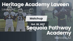 Matchup: Heritage Academy vs. Sequoia Pathway Academy 2017
