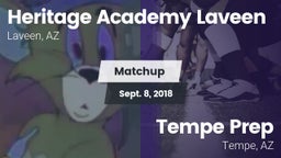 Matchup: Heritage Academy vs. Tempe Prep  2018