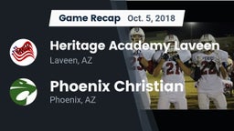 Recap: Heritage Academy Laveen vs. Phoenix Christian  2018