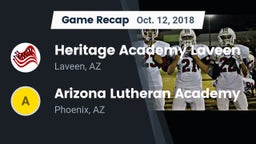 Recap: Heritage Academy Laveen vs. Arizona Lutheran Academy  2018