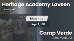 Matchup: Heritage Academy vs. Camp Verde  2019