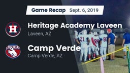Recap: Heritage Academy Laveen vs. Camp Verde  2019