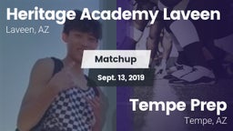 Matchup: Heritage Academy vs. Tempe Prep  2019
