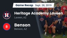 Recap: Heritage Academy Laveen vs. Benson  2019