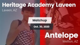 Matchup: Heritage Academy vs. Antelope  2020