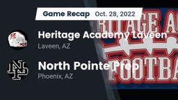 Recap: Heritage Academy Laveen vs. North Pointe Prep  2022