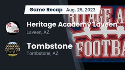 Recap: Heritage Academy Laveen vs. Tombstone  2023