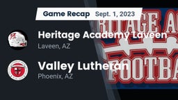 Recap: Heritage Academy Laveen vs. Valley Lutheran  2023