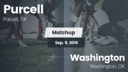 Matchup: Purcell  vs. Washington  2016