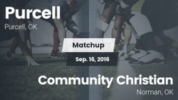 Matchup: Purcell  vs. Community Christian  2016