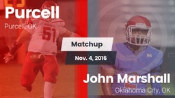 Matchup: Purcell  vs. John Marshall  2016