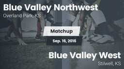 Matchup: Blue Valley NW vs. Blue Valley West  2016