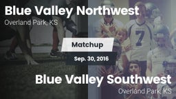 Matchup: Blue Valley NW vs. Blue Valley Southwest  2016