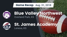 Recap: Blue Valley Northwest  vs. St. James Academy  2018
