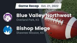 Recap: Blue Valley Northwest  vs. Bishop Miege  2022