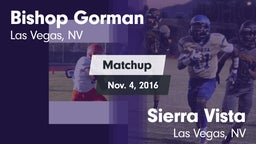 Matchup: Bishop Gorman vs. Sierra Vista  2016