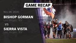 Recap: Bishop Gorman  vs. Sierra Vista  2016