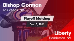 Matchup: Bishop Gorman vs. Liberty  2016