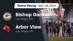 Recap: Bishop Gorman  vs. Arbor View  2016