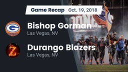 Recap: Bishop Gorman  vs. Durango  Blazers 2018