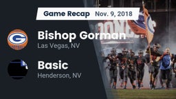 Recap: Bishop Gorman  vs. Basic  2018