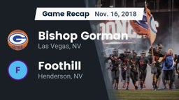 Recap: Bishop Gorman  vs. Foothill  2018