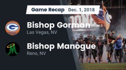 Recap: Bishop Gorman  vs. Bishop Manogue  2018
