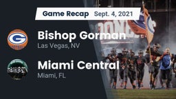 Recap: Bishop Gorman  vs. Miami Central  2021